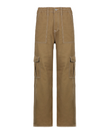 Cargo Solid Baggy Pants