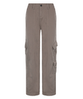 Cargo Solid Baggy Pants