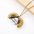 Sunflower Pendant Necklace