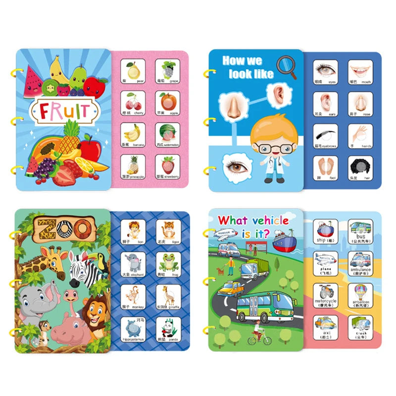 Quiet Book for Toddler Montessori Activity Toys Busy Book Sensory Educational Preschool Learning Book for 3 4 5 6 Year Boys Girl