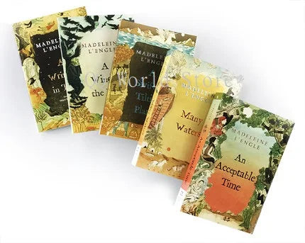 5 Books Set A Wrinkle in Time Quintet Madeleine L'Engle Kids Children Fantasy Science Fiction Novel English Book Age 10 up