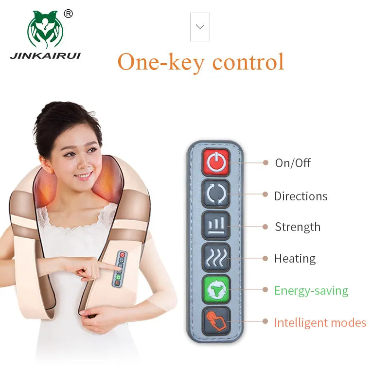 U Shape Electrical Body Shoulder Neck Massager