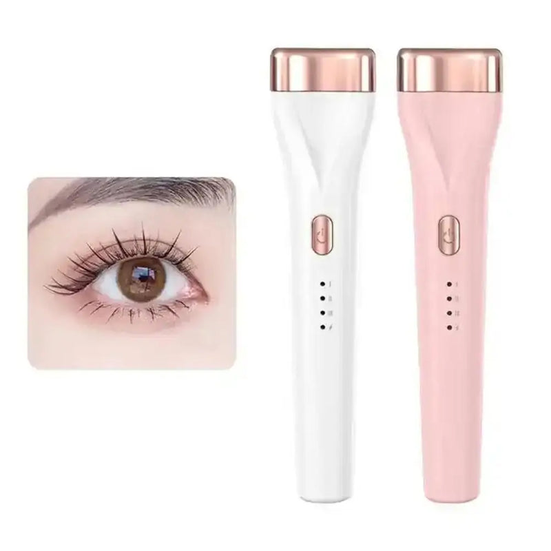 Electric Heated Eyelash Curler Durable Lightweight Gift for Women Girl 3 Heating Modes Handheld USB Heater for Travel Salon Home