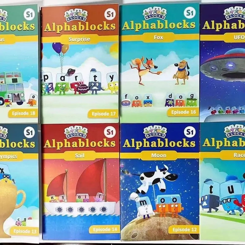 Learning Numberblocks Building Blocks Alphablocks Digital Kids Children's Early Education English Book