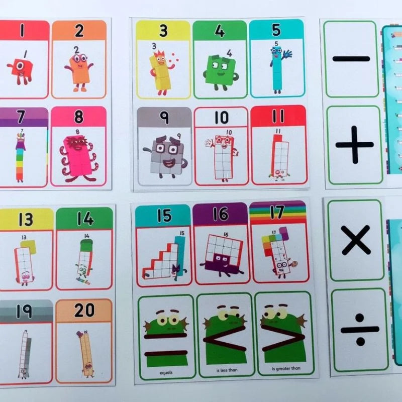 Learning Numberblocks Building Blocks Alphablocks Digital Kids Children's Early Education English Book