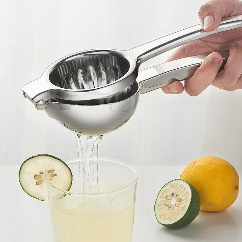 Stainless Steel Lemon Fruits Squeezer Multifunction Orange Juicer Manual Juice Squeezer Hand Pressure Juicer Kitchen Fruit Tools