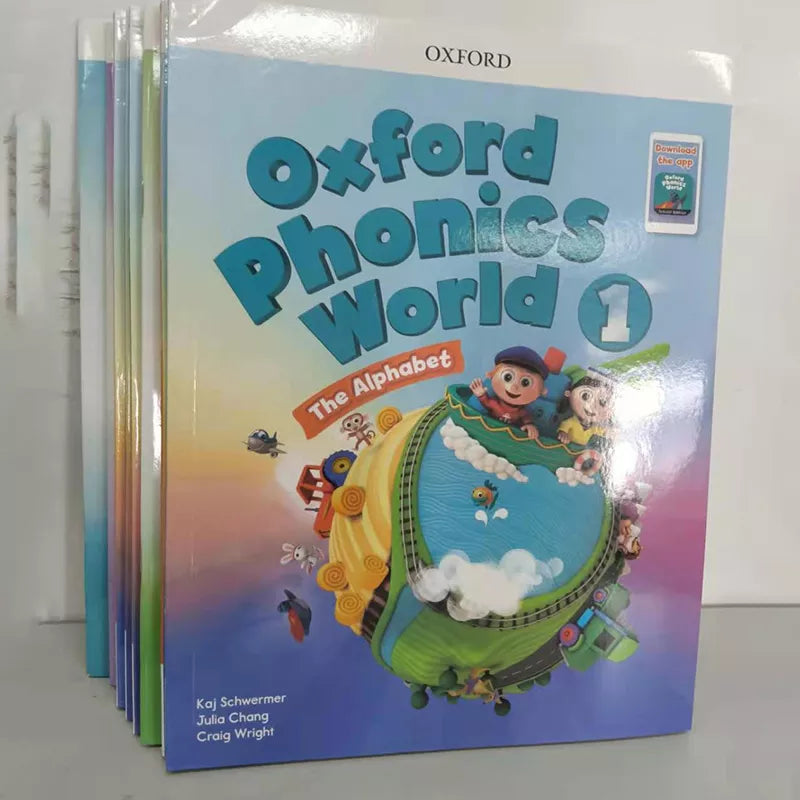 2 Books Oxford Phonics World Storybook Children Learning English Case Early Workbook Educational Toys Textbook