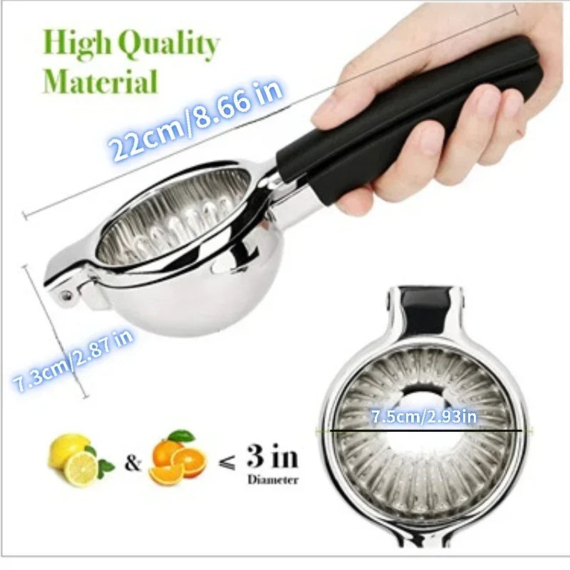 Stainless Steel Lemon Fruits Squeezer Multifunction Orange Juicer Manual Juice Squeezer Hand Pressure Juicer Kitchen Fruit Tools