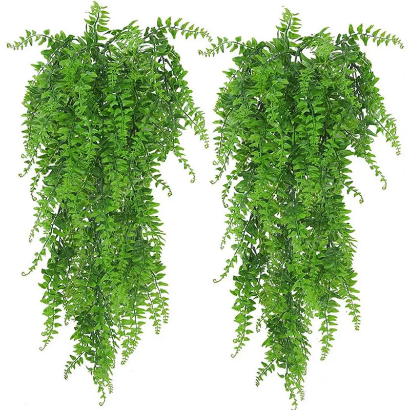 Attractive Hanging Wall Decor Fake Plant Rattan Unfading Simulation Plant Artificial Plant Vines Grass Home Supplies