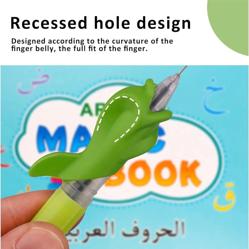 New Montessori Arabic 4 Books Copybook Magic Calligraphy Children's Notebook Kid Reusable Handwriting Writing Gifts