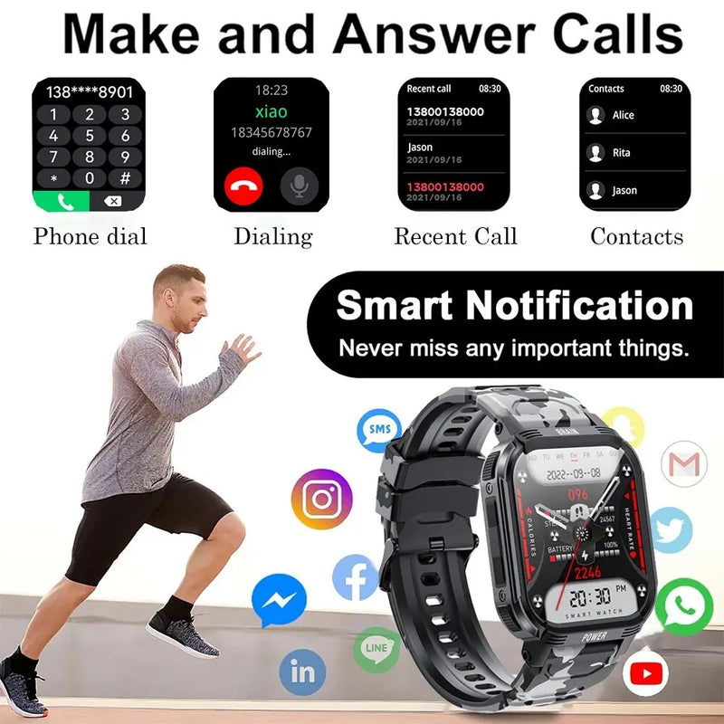 Outdoor Military Smart Watch