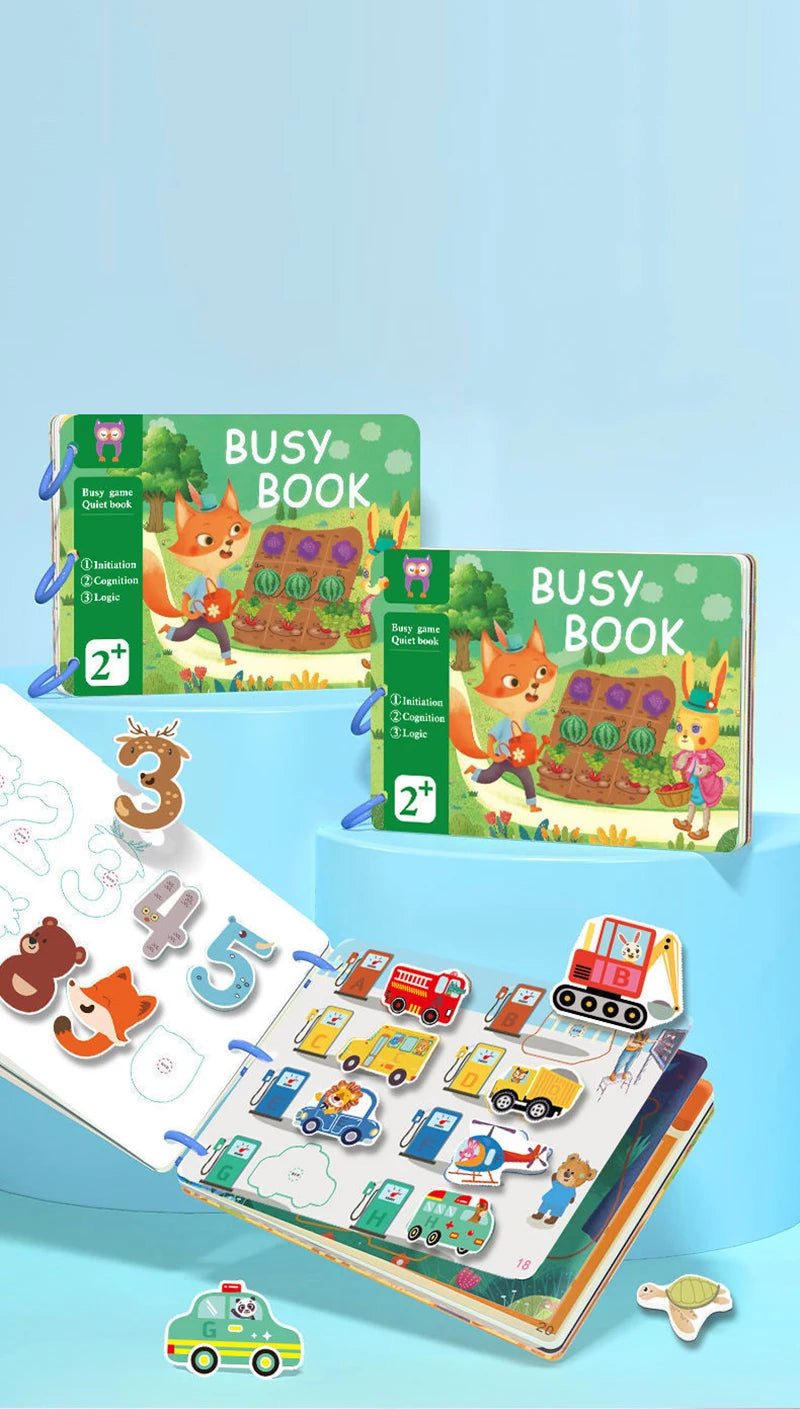 Children Quiet Book Montessori Toys For Toddler 1-3 Years Old My First Busy Book Kids Early Learning Educational Toys Baby Books