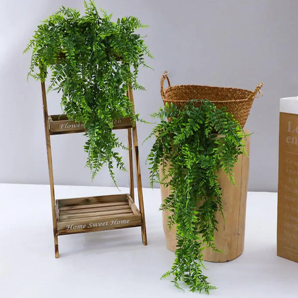 Attractive Hanging Wall Decor Fake Plant Rattan Unfading Simulation Plant Artificial Plant Vines Grass Home Supplies