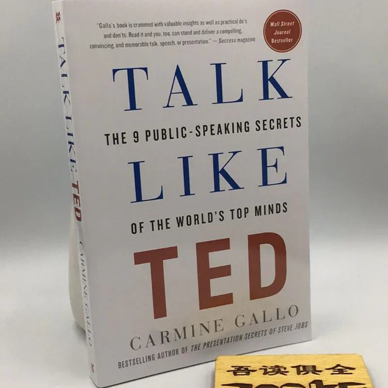 TALK LIKE TED By Carmine Gallo The 9 Public Speaking Secrets Self Improvement Speech Eloquence English Book Libros Livros