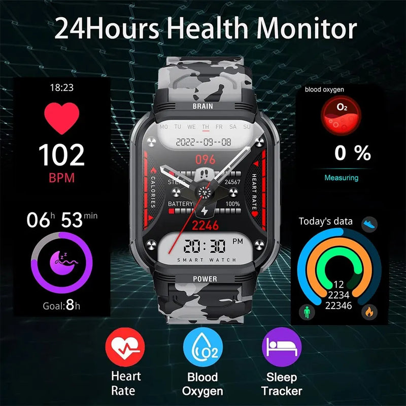 Outdoor Military Smart Watch