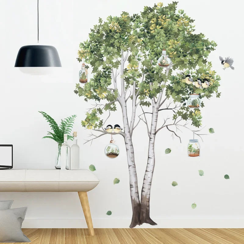 Large Nordic Tree Wall Stickers Living room Decoration Bedroom Home Decor Removable Wall Decals Home Decoration Stickers